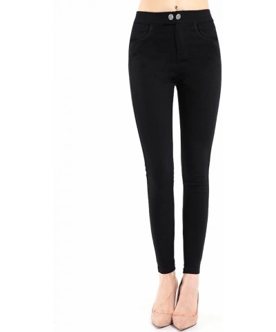 Women's High Waisted Comfort Black Stretch Dress Pants for Work Business Casual with Pockets Black $22.87 Pants