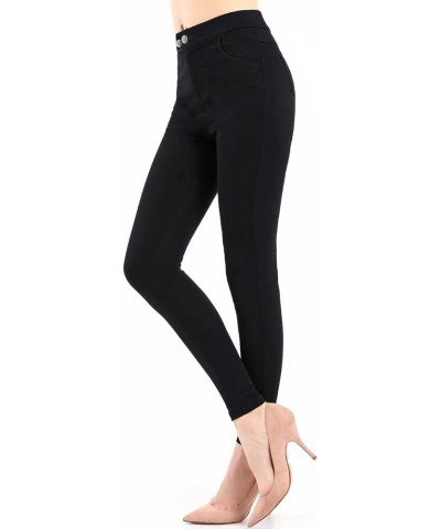 Women's High Waisted Comfort Black Stretch Dress Pants for Work Business Casual with Pockets Black $22.87 Pants