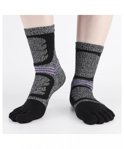 Women Toe Socks 5 Finger Cotton Wicking Athletic 6 Pack 3 Pack 3 Color E $11.00 Activewear