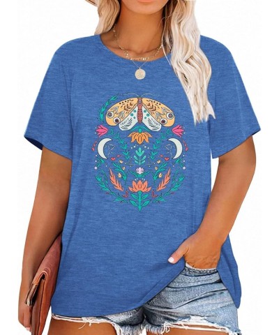 Plus Size Women Be Kind Shirts Cute Kindness Heart Blessed Graphic Tees Inspirational Teacher Tops Blue3 $16.23 T-Shirts