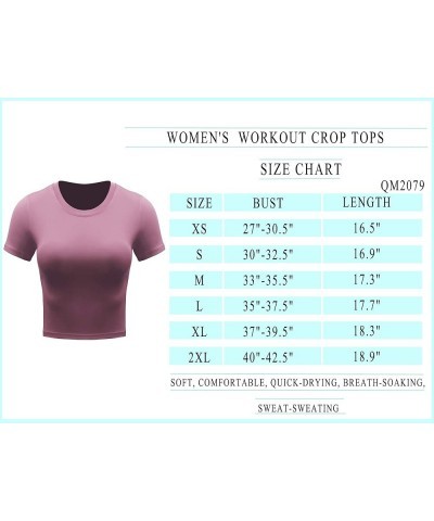 3 Pieces Workout Crop Tops Women Dry Fit Athletic Shirts Short Sleeve for Yoga Running 03: 3 Pieces,black,grey,purple $14.99 ...