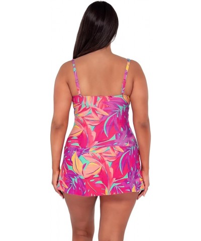 Sienna Swim Dress Women's One Piece Swimsuit Oasis Sandbar Rib $62.04 Swimsuits