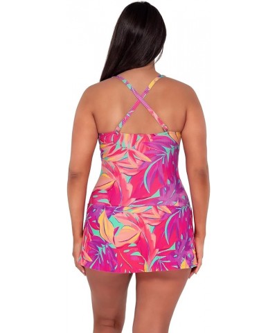 Sienna Swim Dress Women's One Piece Swimsuit Oasis Sandbar Rib $62.04 Swimsuits