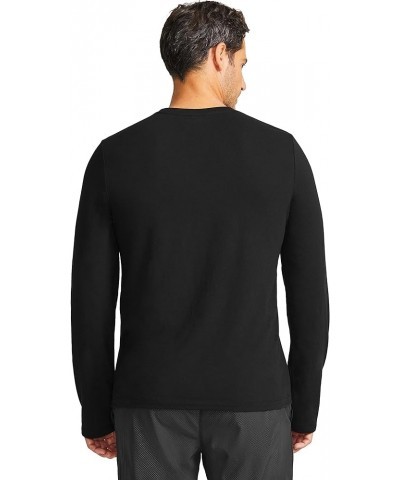 Unisex Classic Long Sleeve Shirt Black P Pocket Logo $28.09 Activewear