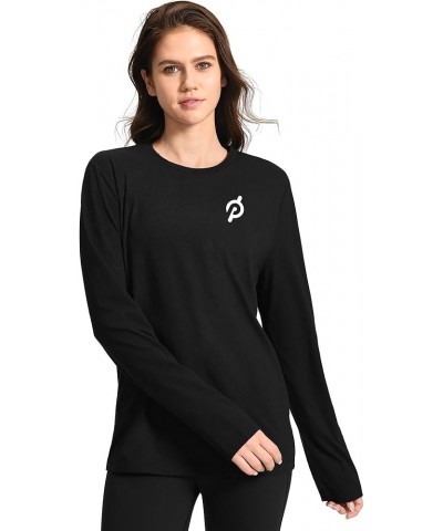 Unisex Classic Long Sleeve Shirt Black P Pocket Logo $28.09 Activewear