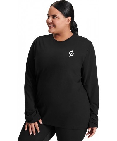 Unisex Classic Long Sleeve Shirt Black P Pocket Logo $28.09 Activewear