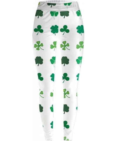 Womens St Patrick's Day Costume Women's St Day Leggings Irish Irish Sports Leggings with Soft and Slim Butt Lifts B-blue $4.6...