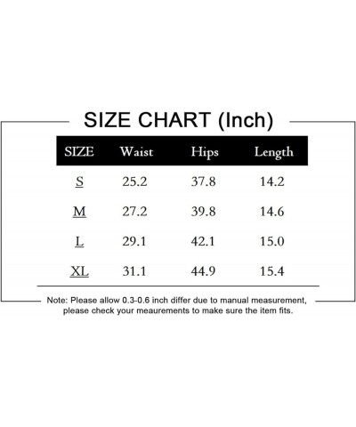 Women's Athletic Shorts Elastic High Waisted Textured Casual Summer Shorts Green $11.47 Activewear