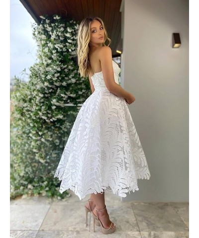 Lace 2024 Prom Dresses Short Sweetheart Neck Homecoming Dresses A Line Formal Dresses for Teens Pure Wine Red $53.00 Dresses