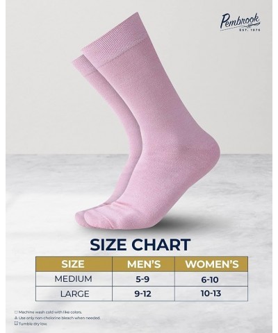 Womens Trouser Socks - 4 Pairs Crew Womens Dress Socks | Bamboo Socks Womens | Dress Socks Women 4 Pairs - Pink $14.97 Socks