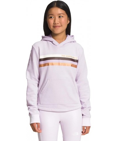 Girls' Camp Fleece Pullover Hoodie Sweatshirt Lavender Fog/Multi/Color Print $10.80 Hoodies & Sweatshirts