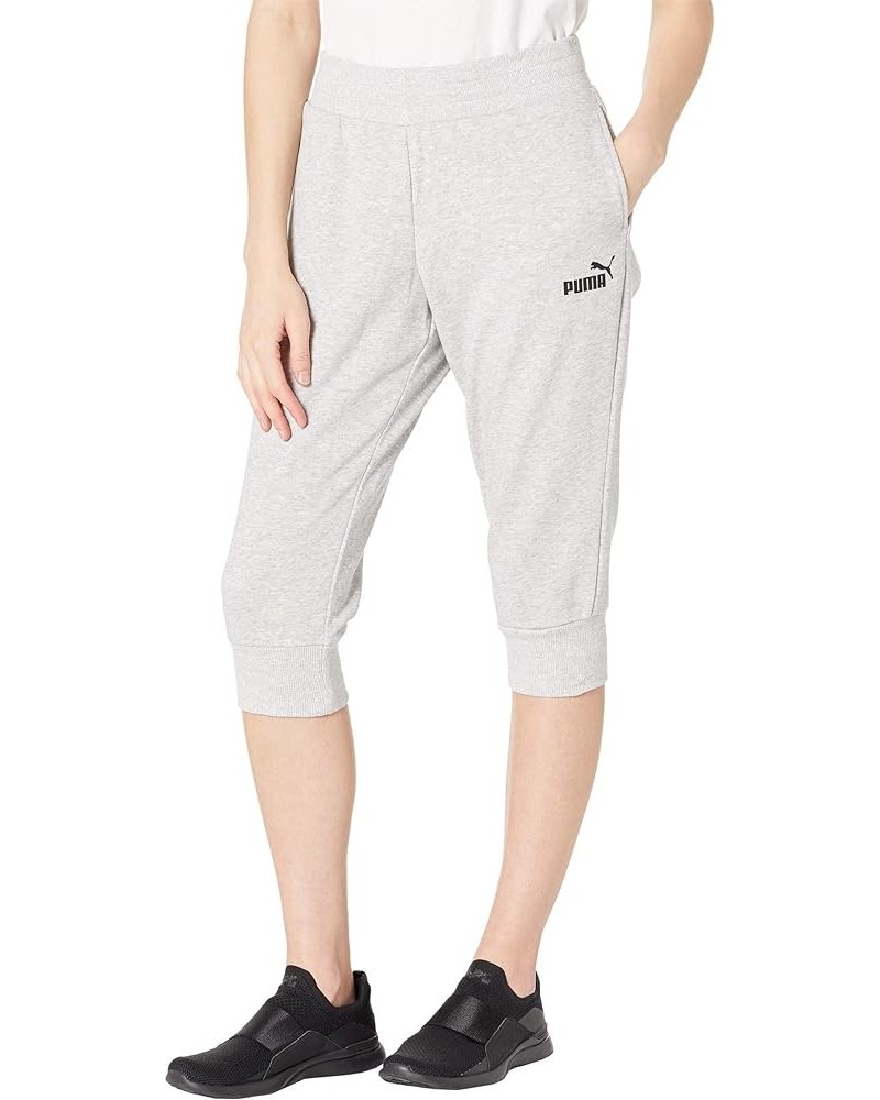 Women's Essentials Capri Sweatpants Light Gray Heather $15.63 Activewear