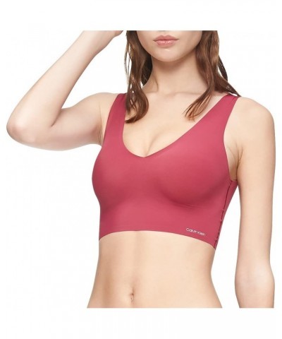 Women's Invisibles Comfort Seamless Lightly Lined V Neck Bralette Bra Rebellious $12.10 Lingerie