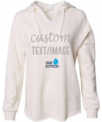 Women PRM2500 Custom Design Your Own Lightweight Hoodie Sweatshirts -Multicolors Bone $18.00 Hoodies & Sweatshirts