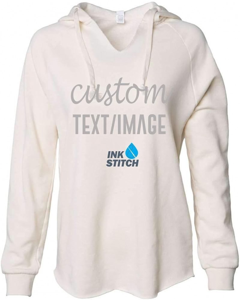 Women PRM2500 Custom Design Your Own Lightweight Hoodie Sweatshirts -Multicolors Bone $18.00 Hoodies & Sweatshirts