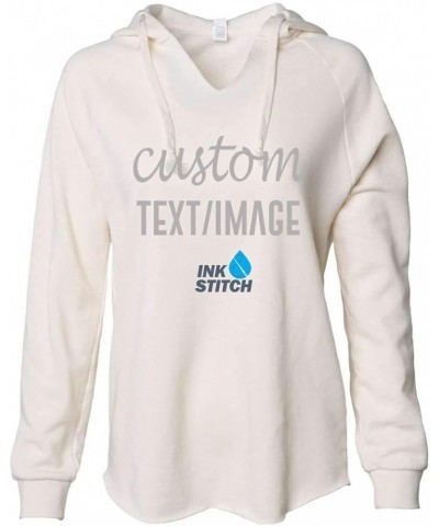 Women PRM2500 Custom Design Your Own Lightweight Hoodie Sweatshirts -Multicolors Bone $18.00 Hoodies & Sweatshirts