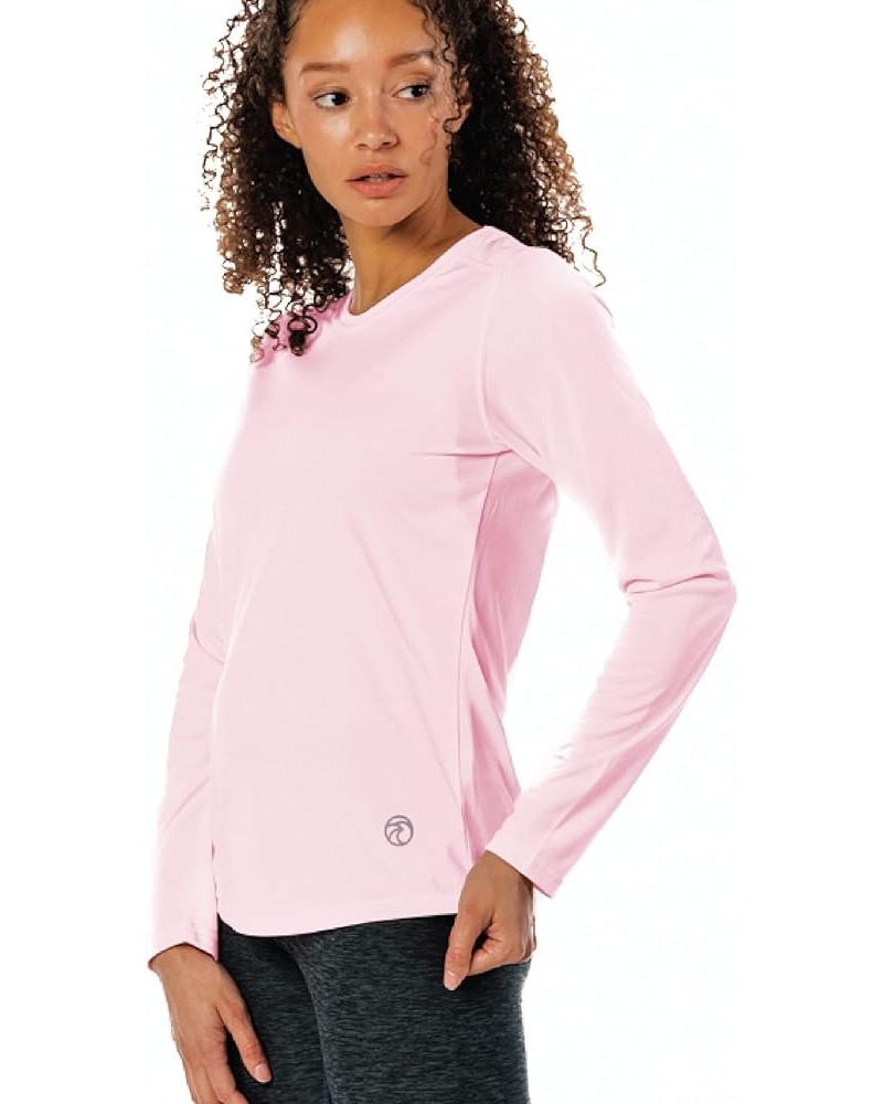 Women's Repreve UPF 50+ UV Sun Protection Long Sleeve Performance T-Shirt for Outdoor Lifestyle & Sports Pink Blossom $15.20 ...