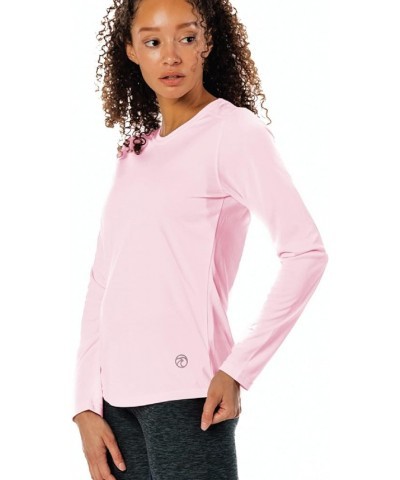 Women's Repreve UPF 50+ UV Sun Protection Long Sleeve Performance T-Shirt for Outdoor Lifestyle & Sports Pink Blossom $15.20 ...