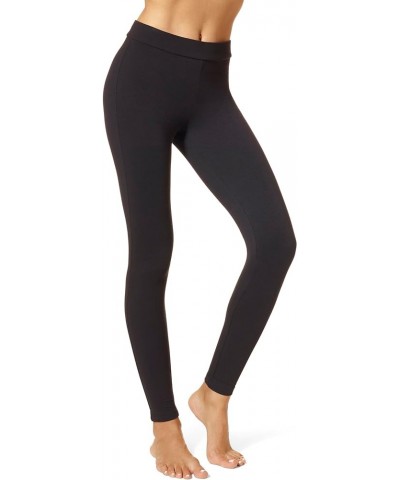 Women's Wide Waistband Blackout Cotton Leggings, Assorted Black $10.46 Leggings