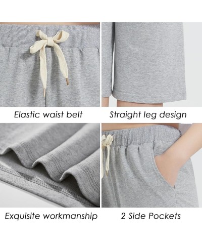 Women's Casual Soft Knit Elastic Waist Jersey Bermuda Shorts with Drawstring Turmeric $15.36 Activewear