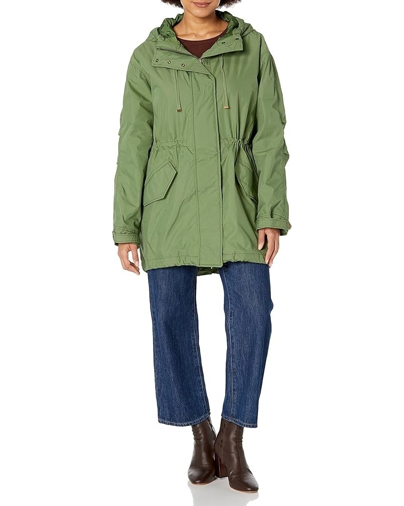 Women's Hooded Cheviot Heavy Jacket Evergreen $17.84 Jackets