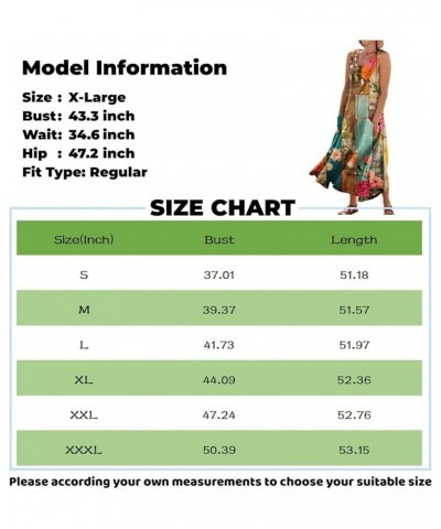 Casual Dresses for Women Summer Sleeveless Floral Print Tank Sundress Pleated T-Shirt Cotton Dress with Pockets 1-green $11.4...