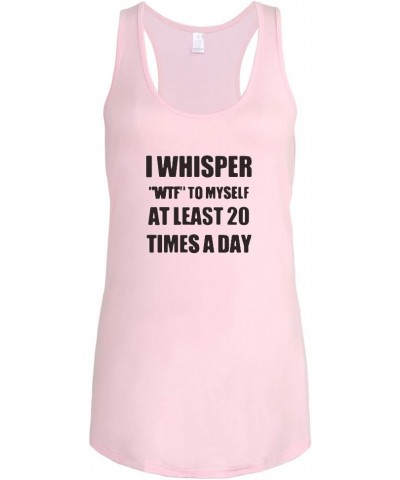 Tank Tops for Women-Womens Funny Saying Fitness Workout Racerback Tank Tops Sleeveless Shirts Lightpink/B $9.84 Activewear