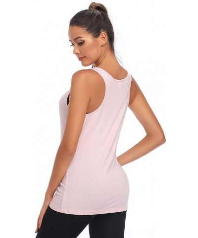 Tank Tops for Women-Womens Funny Saying Fitness Workout Racerback Tank Tops Sleeveless Shirts Lightpink/B $9.84 Activewear