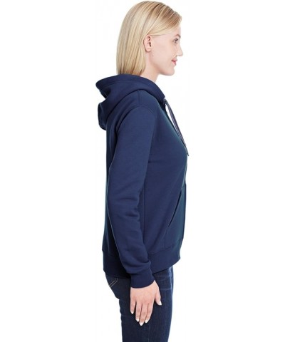 LSF73R Women's Sofspun Full-Zip Hooded Sweatshirt J. Navy $18.69 Activewear