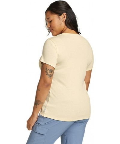 Women's Favorite Short-Sleeve Crewneck T-Shirt Petite Sorbet $12.96 T-Shirts