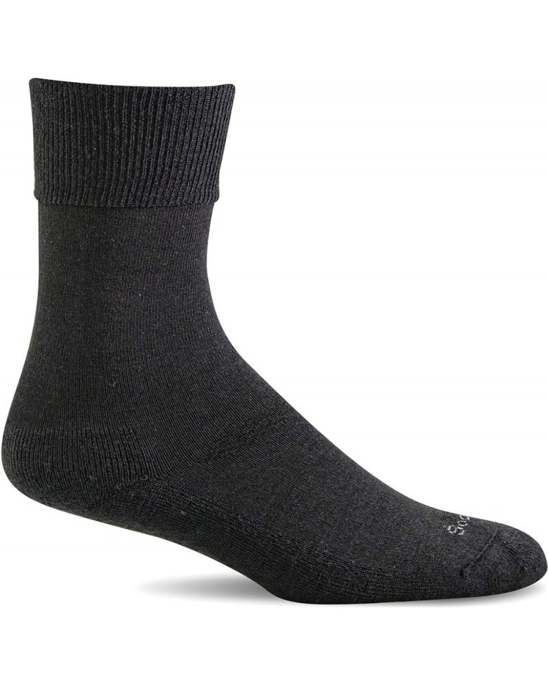 Women's Easy Does It Relaxed Fit Sock Black $10.50 Activewear