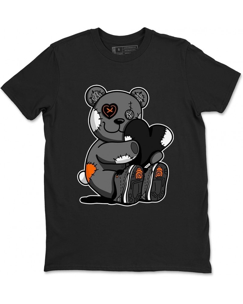 Graphic Tees Hugging Bear Design Printed 3 Fear Sneaker Matching T-Shirt Black $15.18 T-Shirts