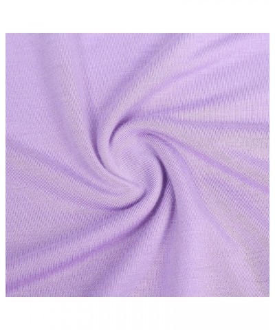 Women Sleeveless Halter Twisted Pleated Tank Top Blouse A1-halter Light Purple $11.59 Tanks