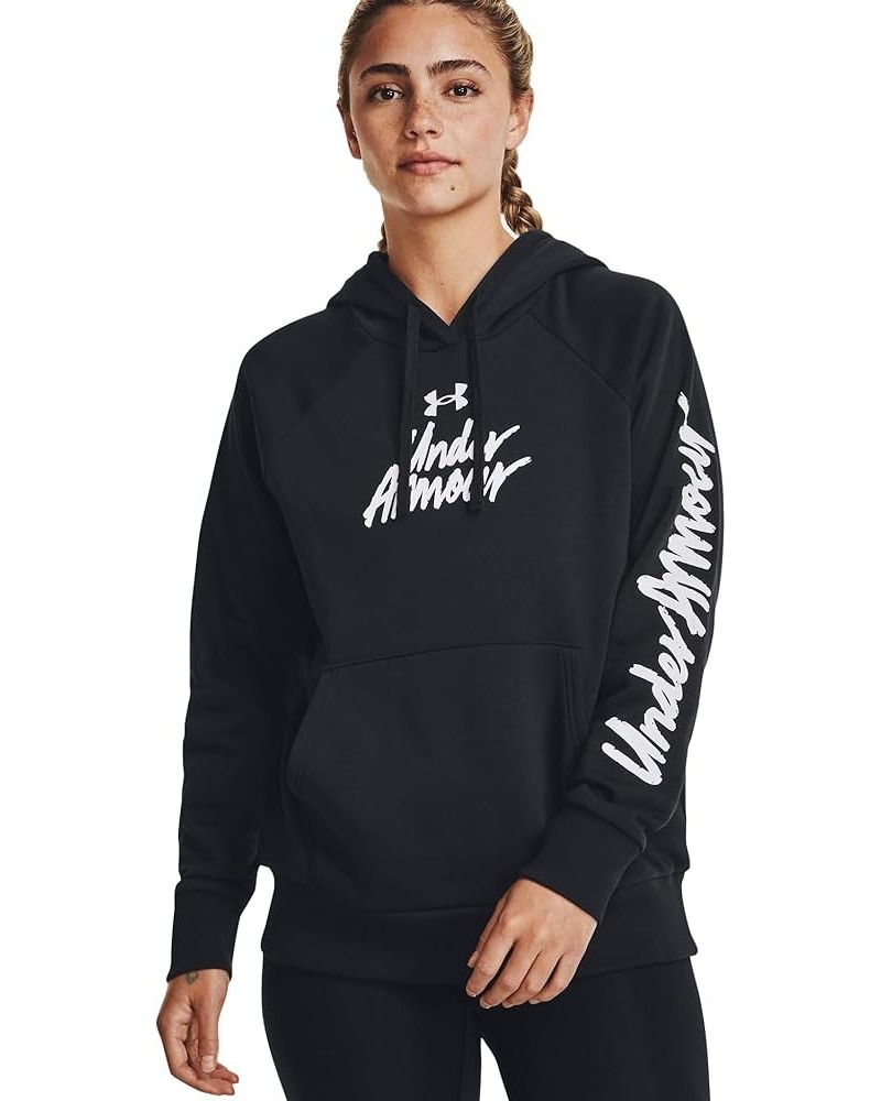 Women's Rival Fleece Graphic Hoodie (001) Black / / White $26.70 Activewear