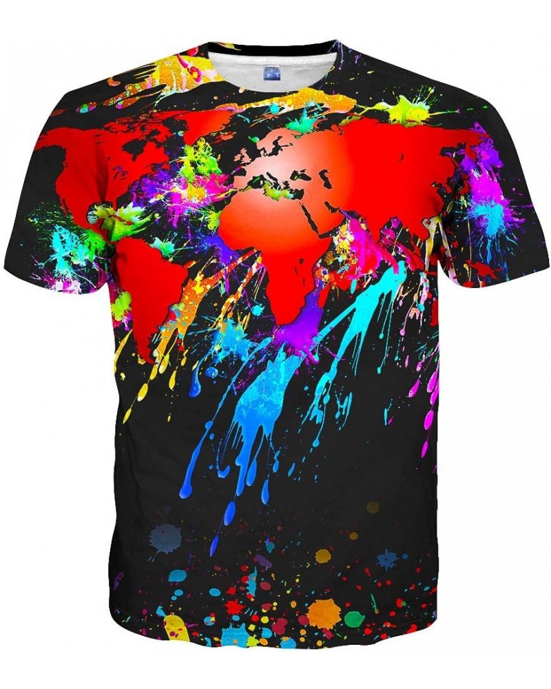 Unisex Stylish 3D Printed Shirts Short Sleeve Graphic T-Shirts Tops Tees for Men and Women Style40 $13.56 T-Shirts